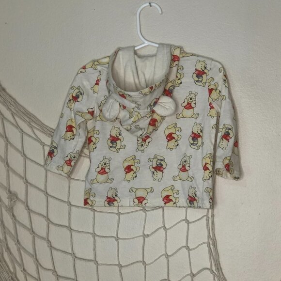 DISNEY BABY Winnie The Pooh Snap Front Jacket Hoodie with Bear Ears 12 months - Picture 6 of 11